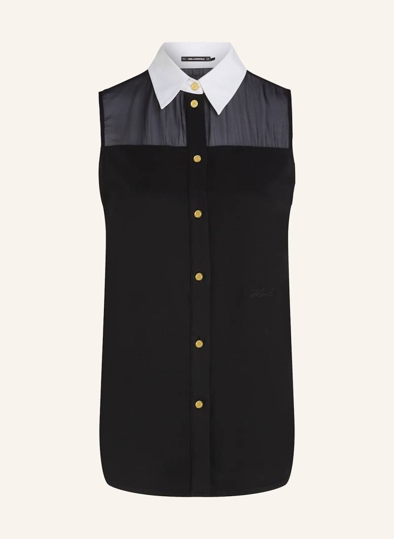 Karl Lagerfeld Bluse schwarz von Karl Lagerfeld