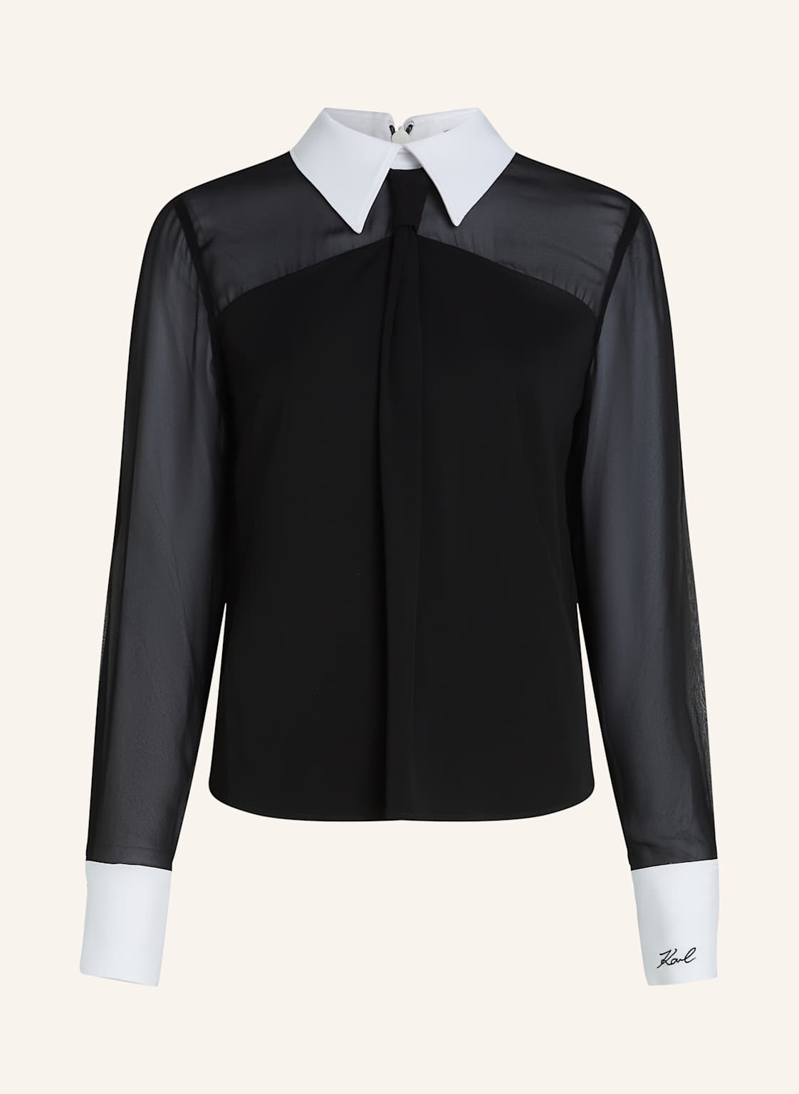 Karl Lagerfeld Bluse schwarz von Karl Lagerfeld