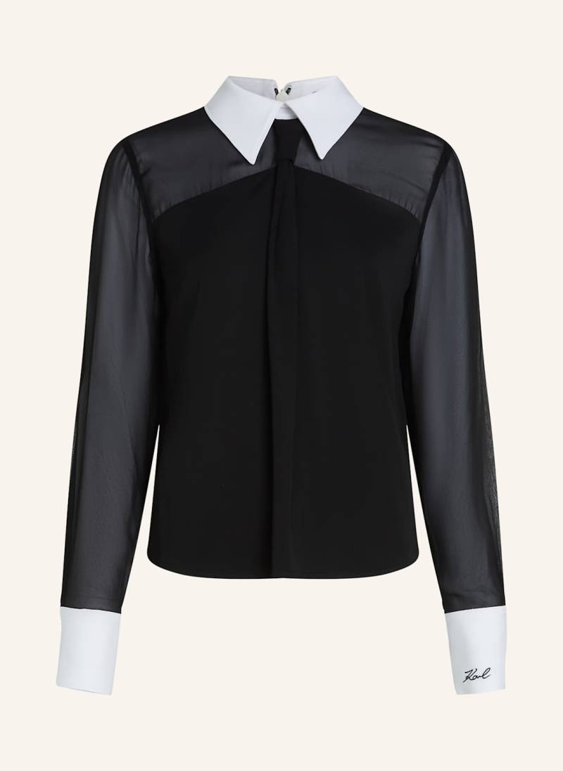 Karl Lagerfeld Bluse schwarz von Karl Lagerfeld