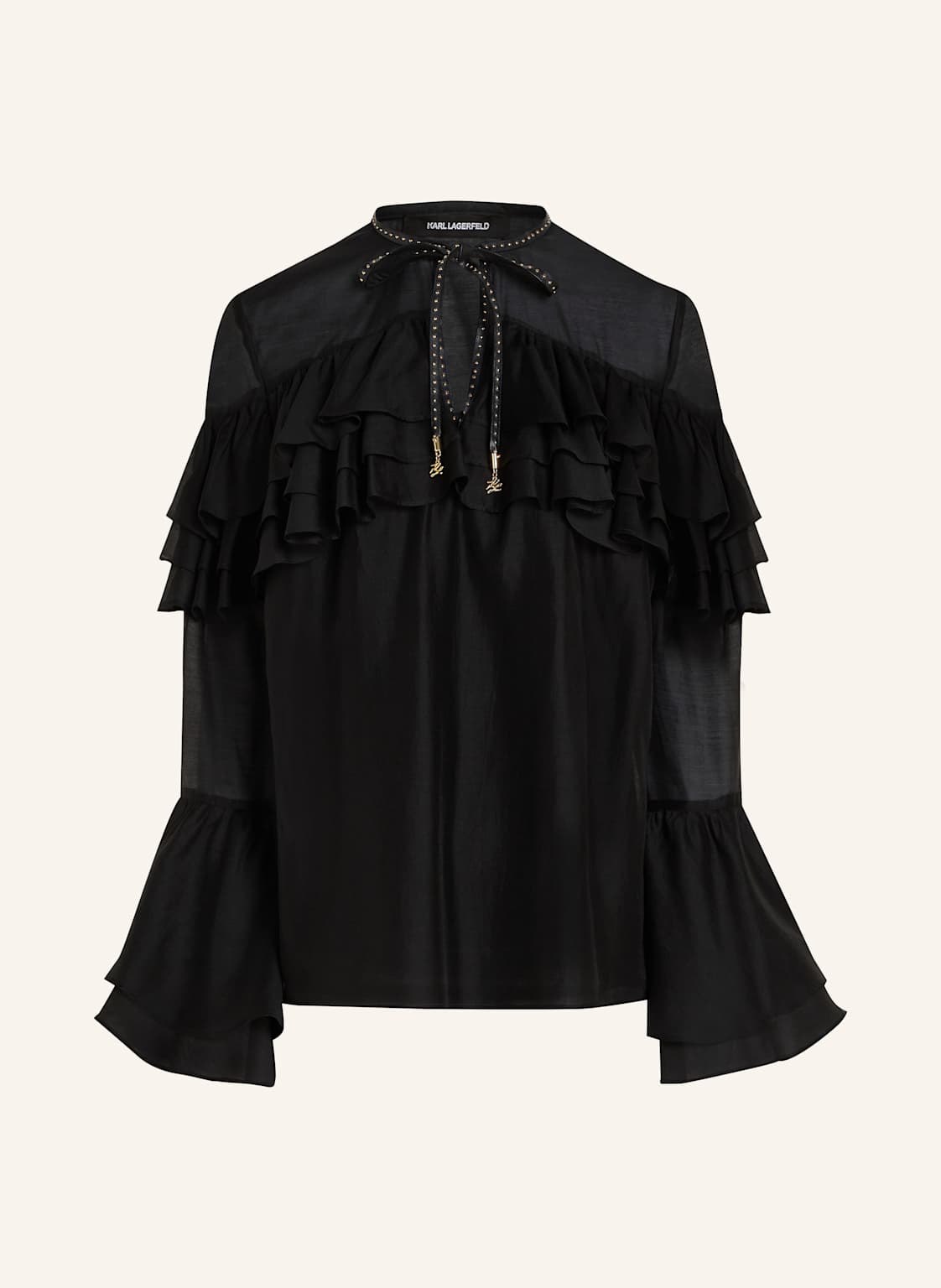 Karl Lagerfeld Bluse schwarz von Karl Lagerfeld
