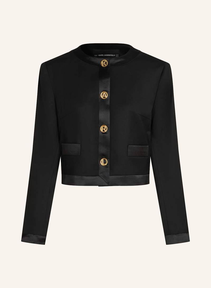 Karl Lagerfeld Bomberjacke schwarz von Karl Lagerfeld