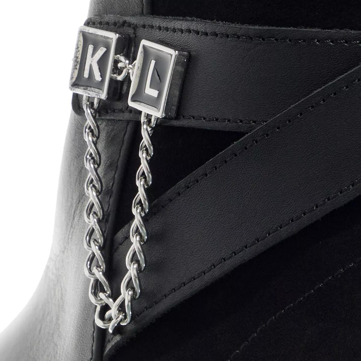 Karl Lagerfeld Boots & Stiefeletten - Payton K Link Zip Boot - Gr. 39 (EU) - in Schwarz - für Damen von Karl Lagerfeld