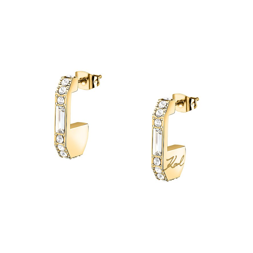 Karl Lagerfeld Creolen KLAYC35 Edelstahl von Karl Lagerfeld