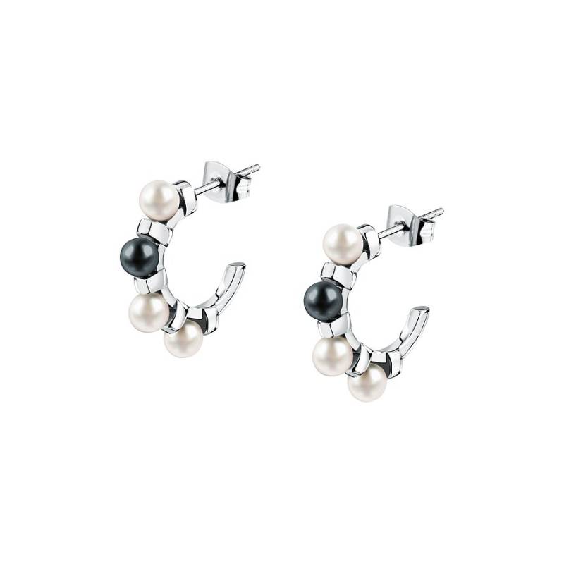 Karl Lagerfeld Creolen Pearl KLAYR24 Edelstahl von Karl Lagerfeld