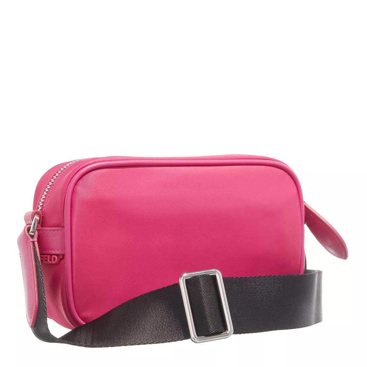 Karl Lagerfeld Crossbody Bags - K/Ikonik 2.0 Nylon Camera Bag - Gr. unisize - in Rosa - für Damen von Karl Lagerfeld