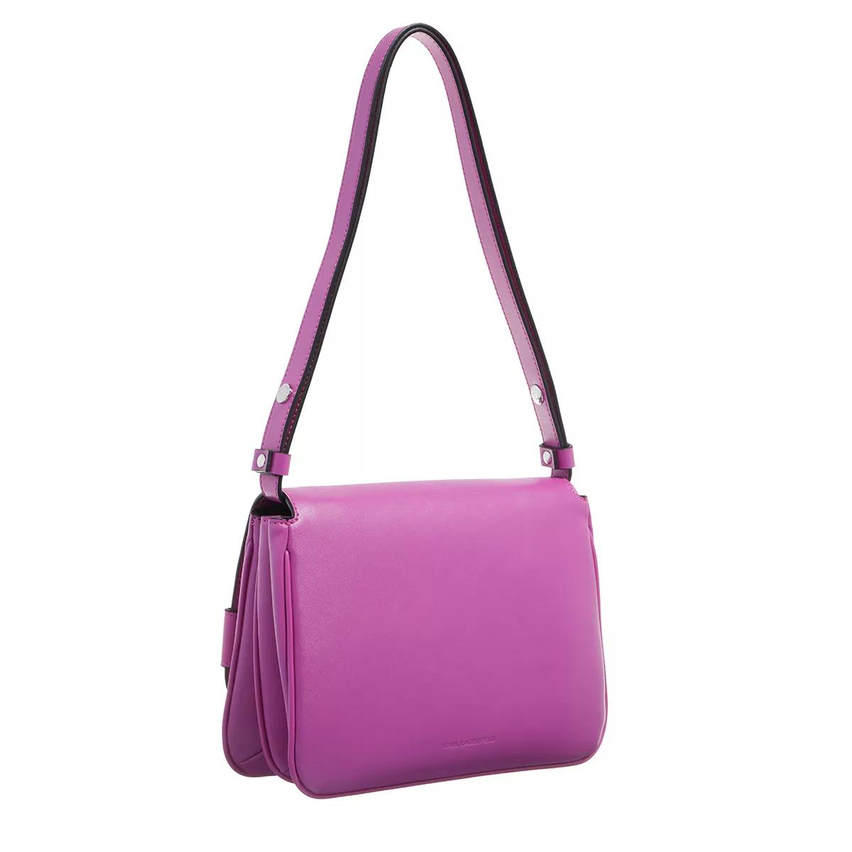 Karl Lagerfeld Crossbody Bags - K/Letters Flap Crossbody - Gr. unisize - in Violett - für Damen von Karl Lagerfeld