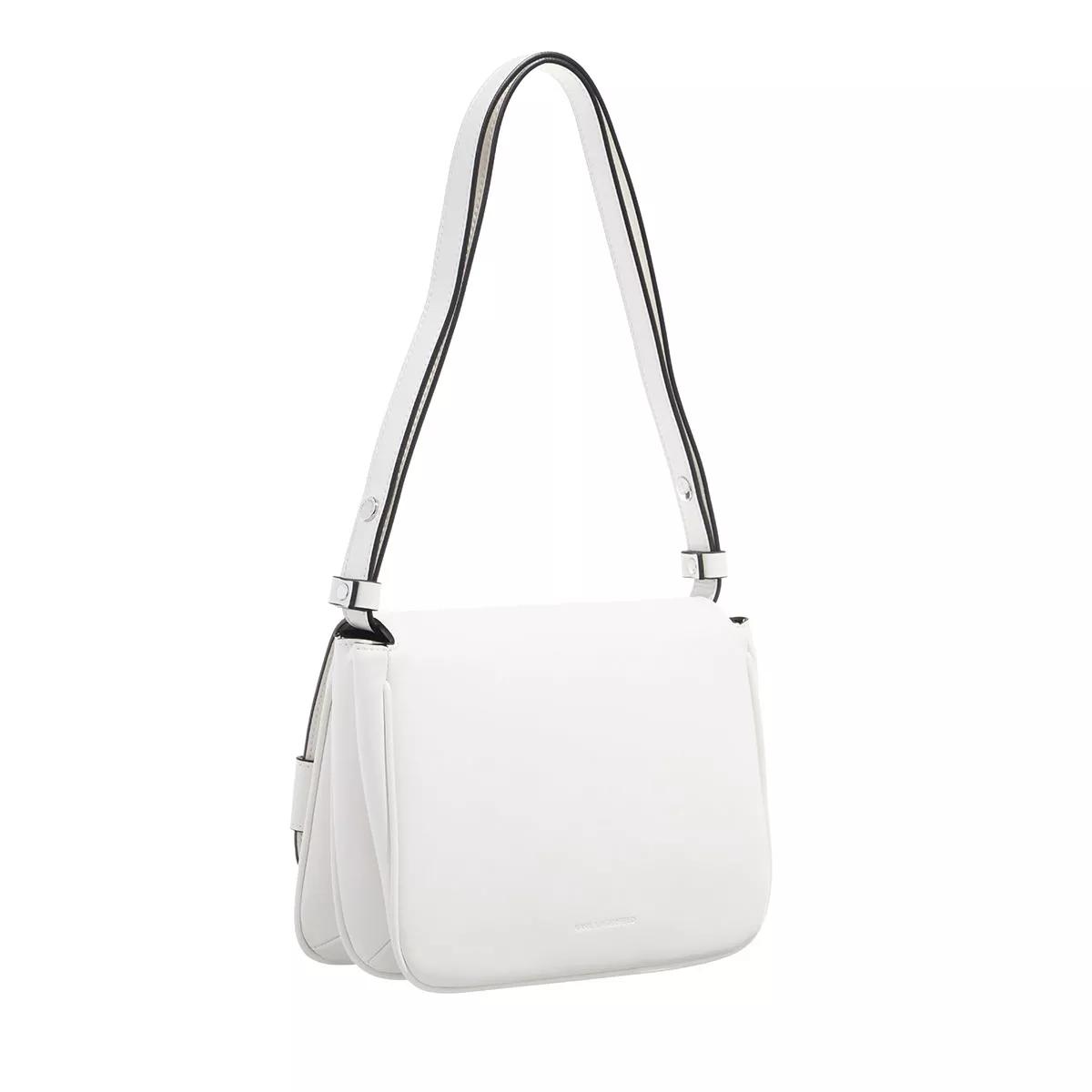 Karl Lagerfeld Crossbody Bags - K/Letters Flap Crossbody - Gr. unisize - in Weiß - für Damen von Karl Lagerfeld