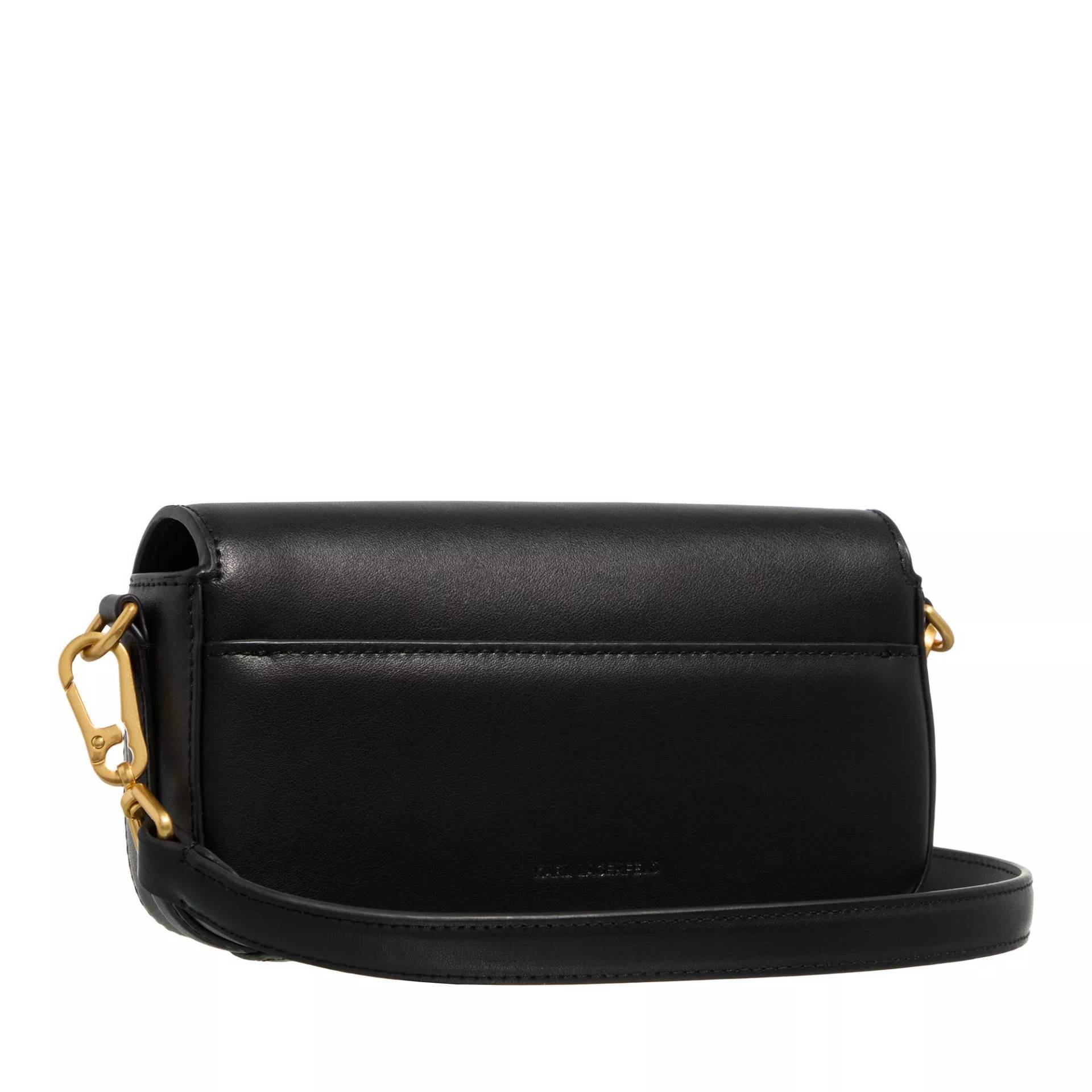 Karl Lagerfeld Crossbody Bags - K/Signature Fan Small Crossbody - Gr. unisize - in Schwarz - für Damen von Karl Lagerfeld