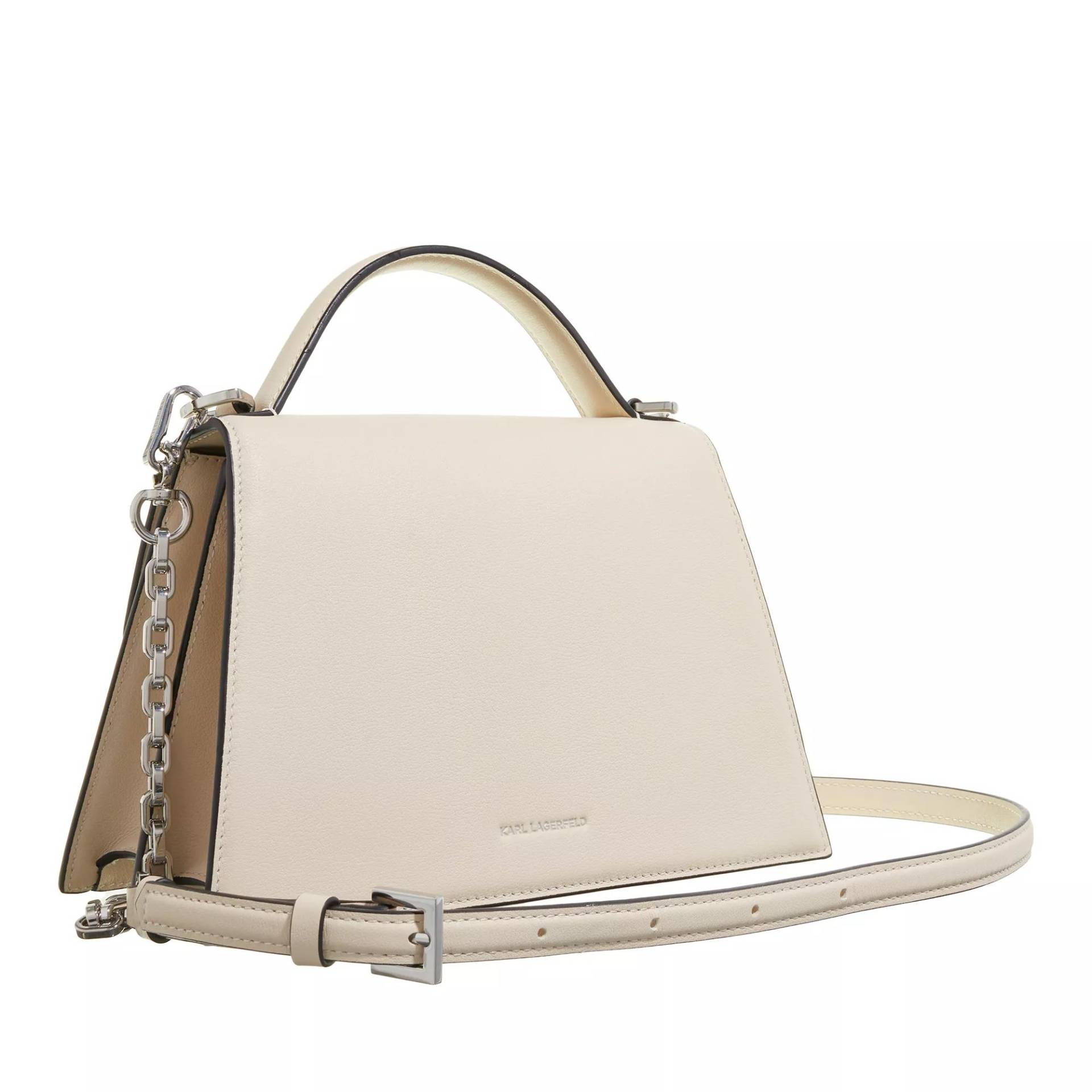 Karl Lagerfeld Crossbody Bags - K/Signature 2.0 Medium Crossbody - Gr. unisize - in Beige - für Damen von Karl Lagerfeld