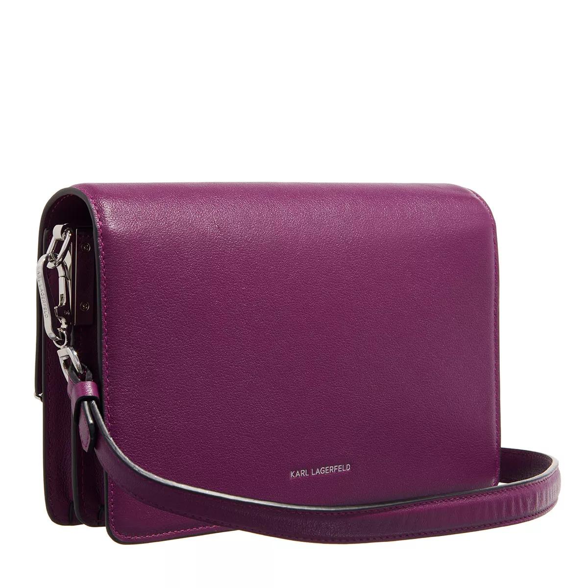 Karl Lagerfeld Crossbody Bags - K/Signature Md Shoulderbag - Gr. unisize - in Violett - für Damen von Karl Lagerfeld