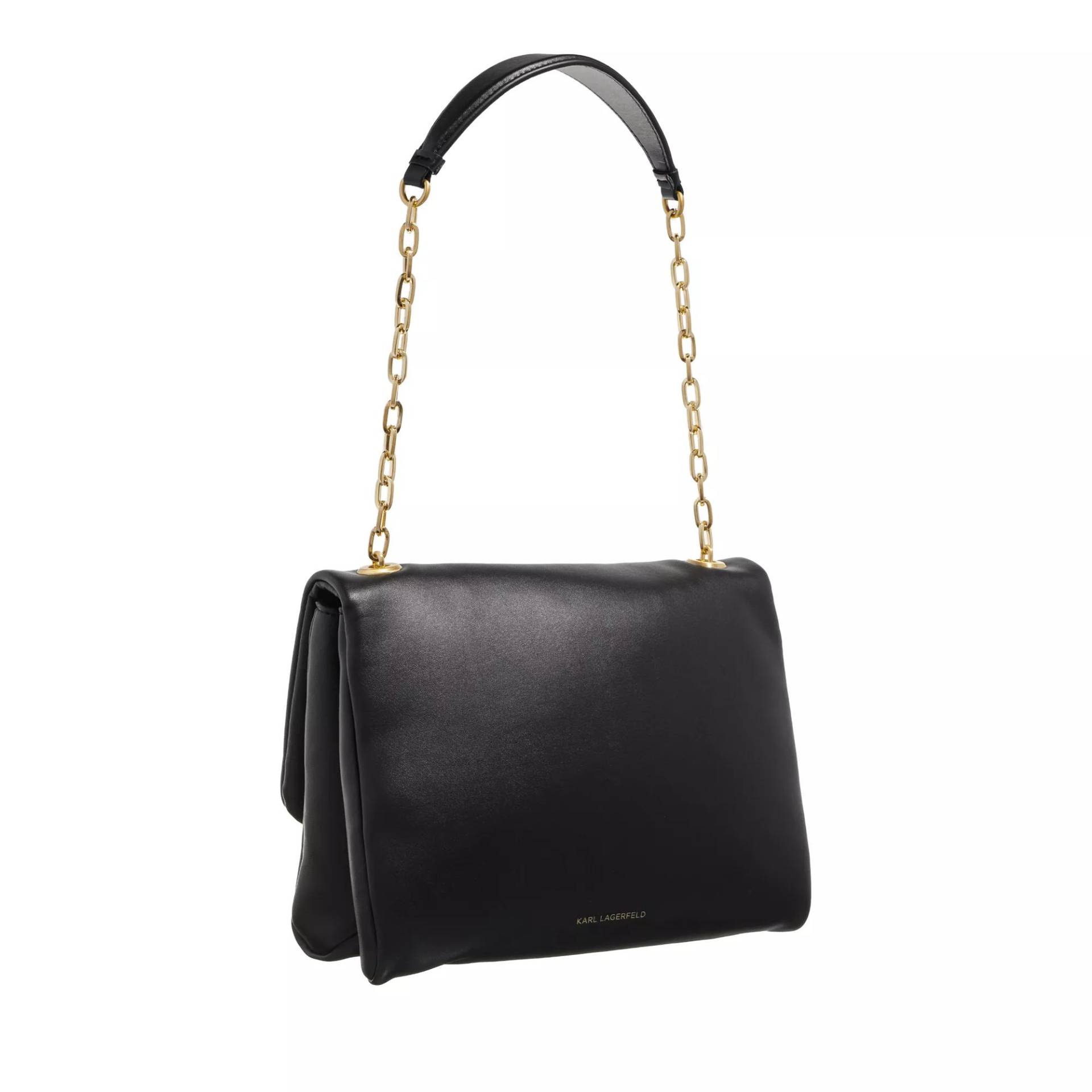 Karl Lagerfeld Crossbody Bags - K/Stamp Md Shoulderbag - Gr. unisize - in Schwarz - für Damen von Karl Lagerfeld