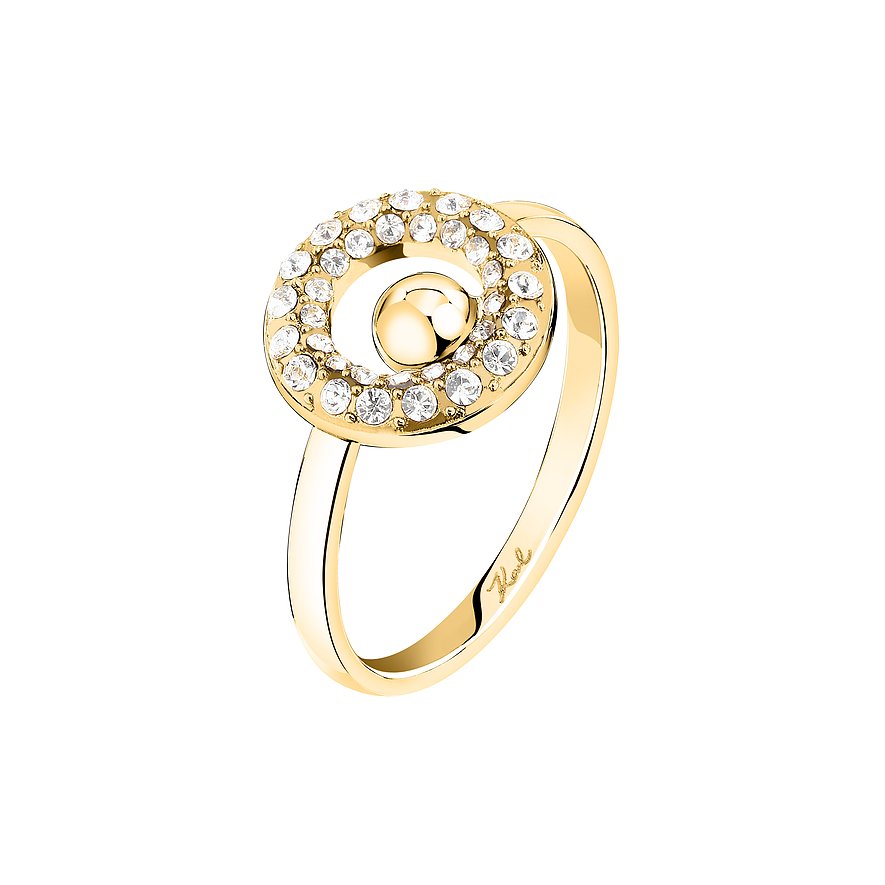 Karl Lagerfeld Damenring Crystals KLAYC57012 Edelstahl von Karl Lagerfeld