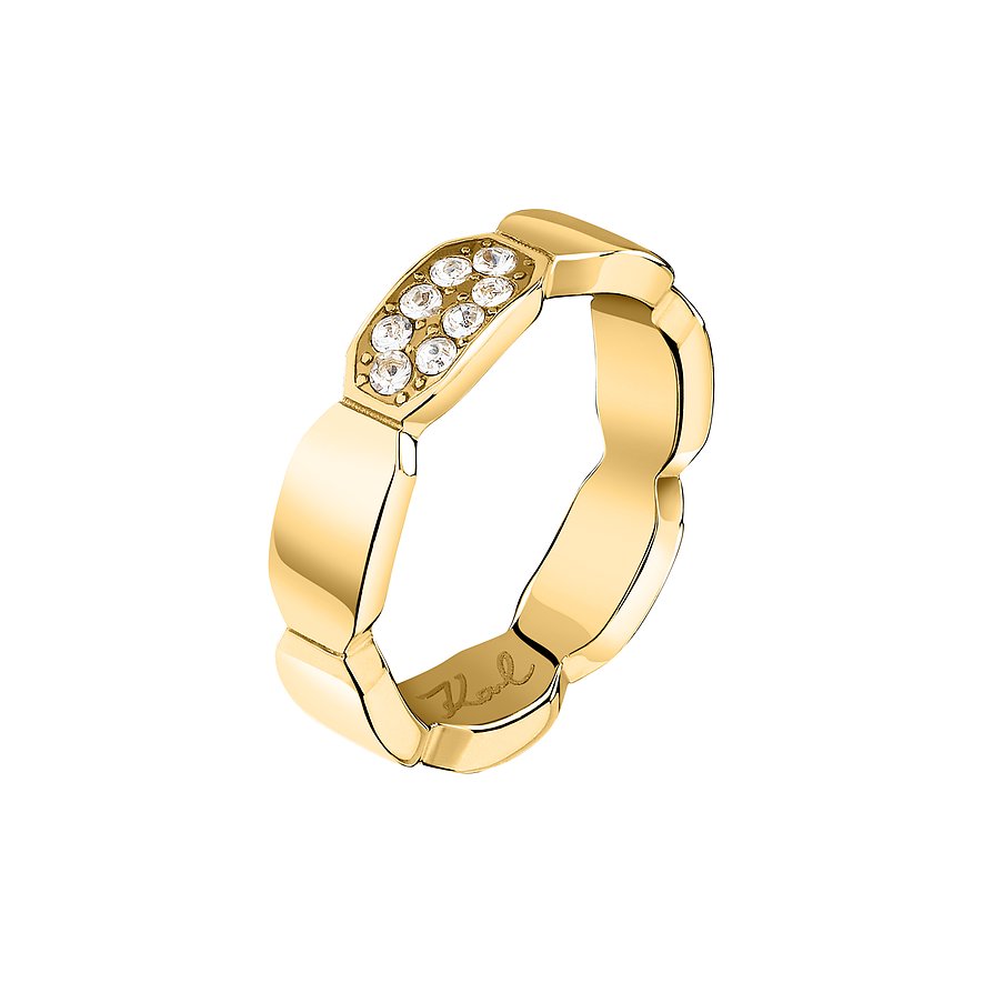 Karl Lagerfeld Damenring Crystals KLAYC62014 Edelstahl von Karl Lagerfeld