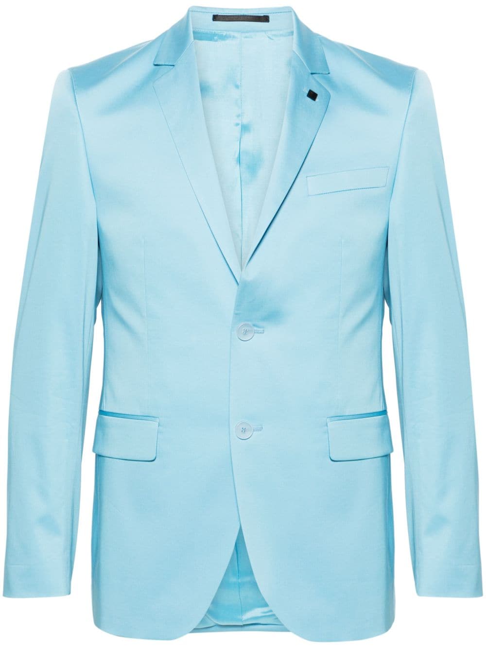 Karl Lagerfeld Einreihiges Twill-Sakko - Blau von Karl Lagerfeld