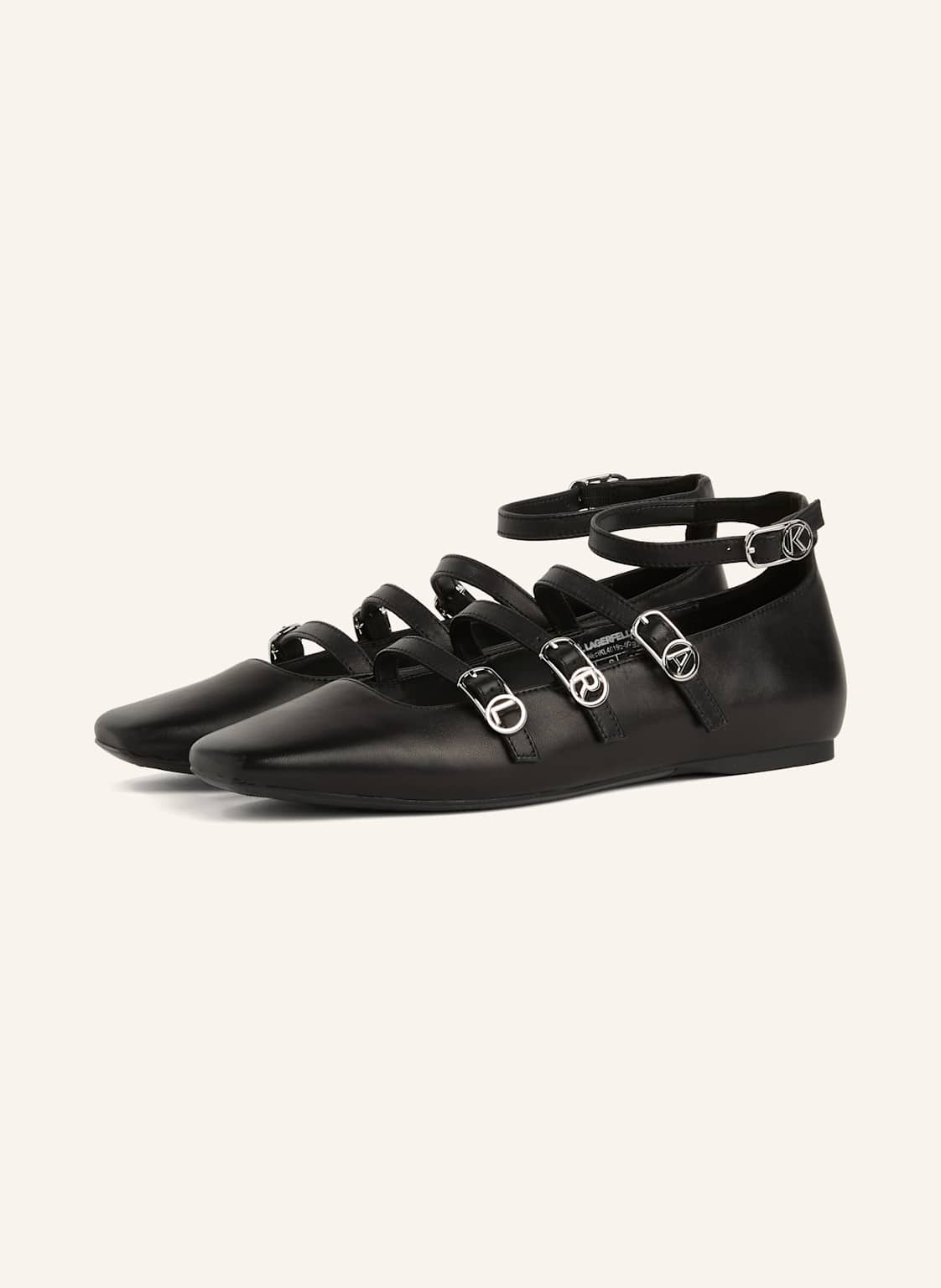 Karl Lagerfeld Flache Schuhe schwarz von Karl Lagerfeld