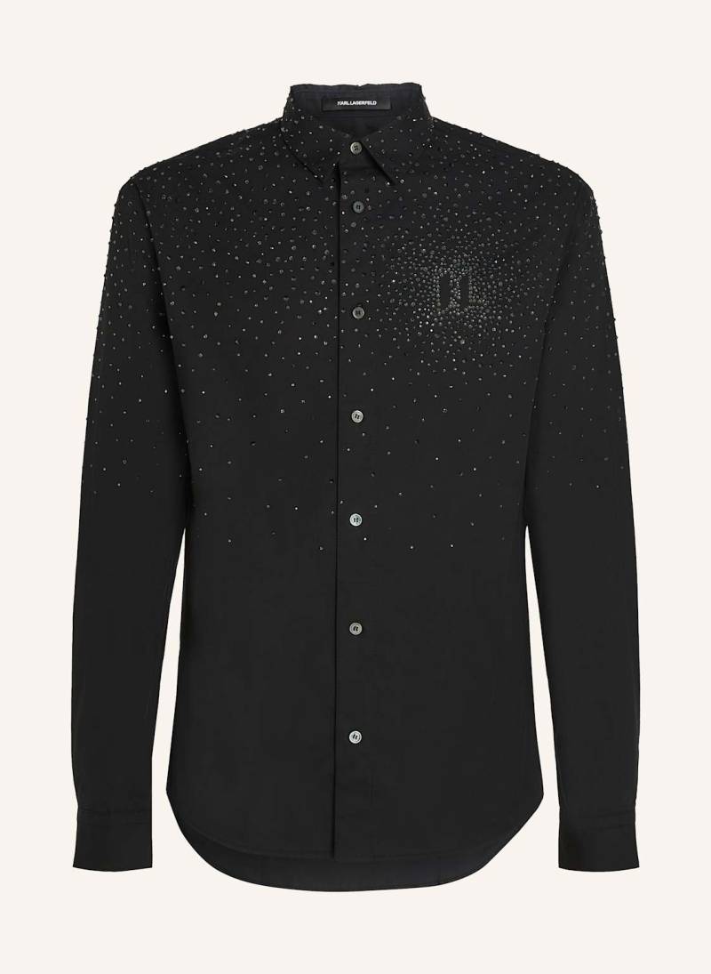 Karl Lagerfeld Hemd schwarz von Karl Lagerfeld