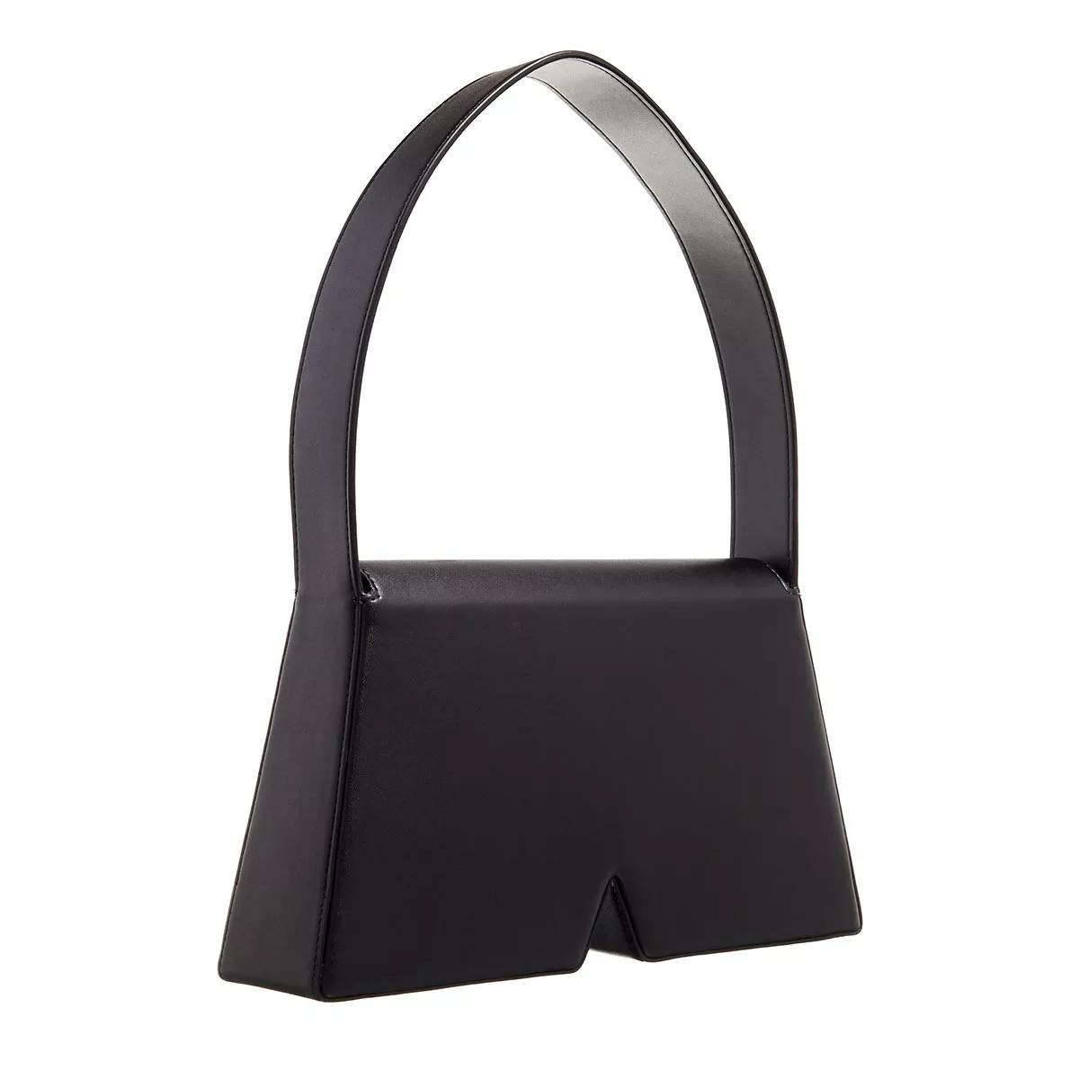 Karl Lagerfeld Hobo Bag - Essential K Shb Leather - Gr. unisize - in Schwarz - für Damen von Karl Lagerfeld