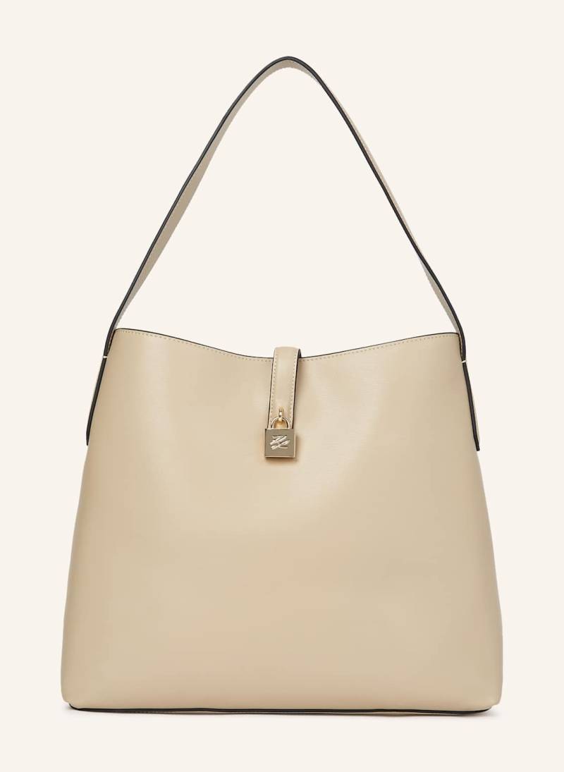 Karl Lagerfeld Hobo-Bag beige von Karl Lagerfeld