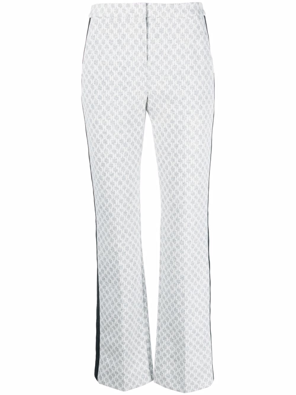 Karl Lagerfeld Hose mit Monogrammmuster - Grau von Karl Lagerfeld