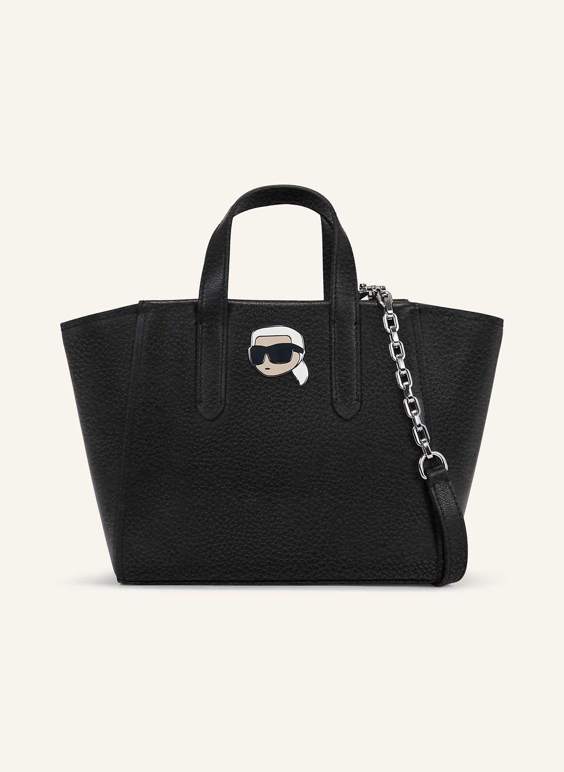 Karl Lagerfeld Ikon Genoppte Tote-Bag schwarz Karl Lagerfeld Ikon Genoppte Tote-Bag schwarz von Karl Lagerfeld