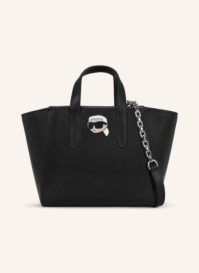 Karl Lagerfeld Ikon Genoppte Tote-Bag schwarz von Karl Lagerfeld