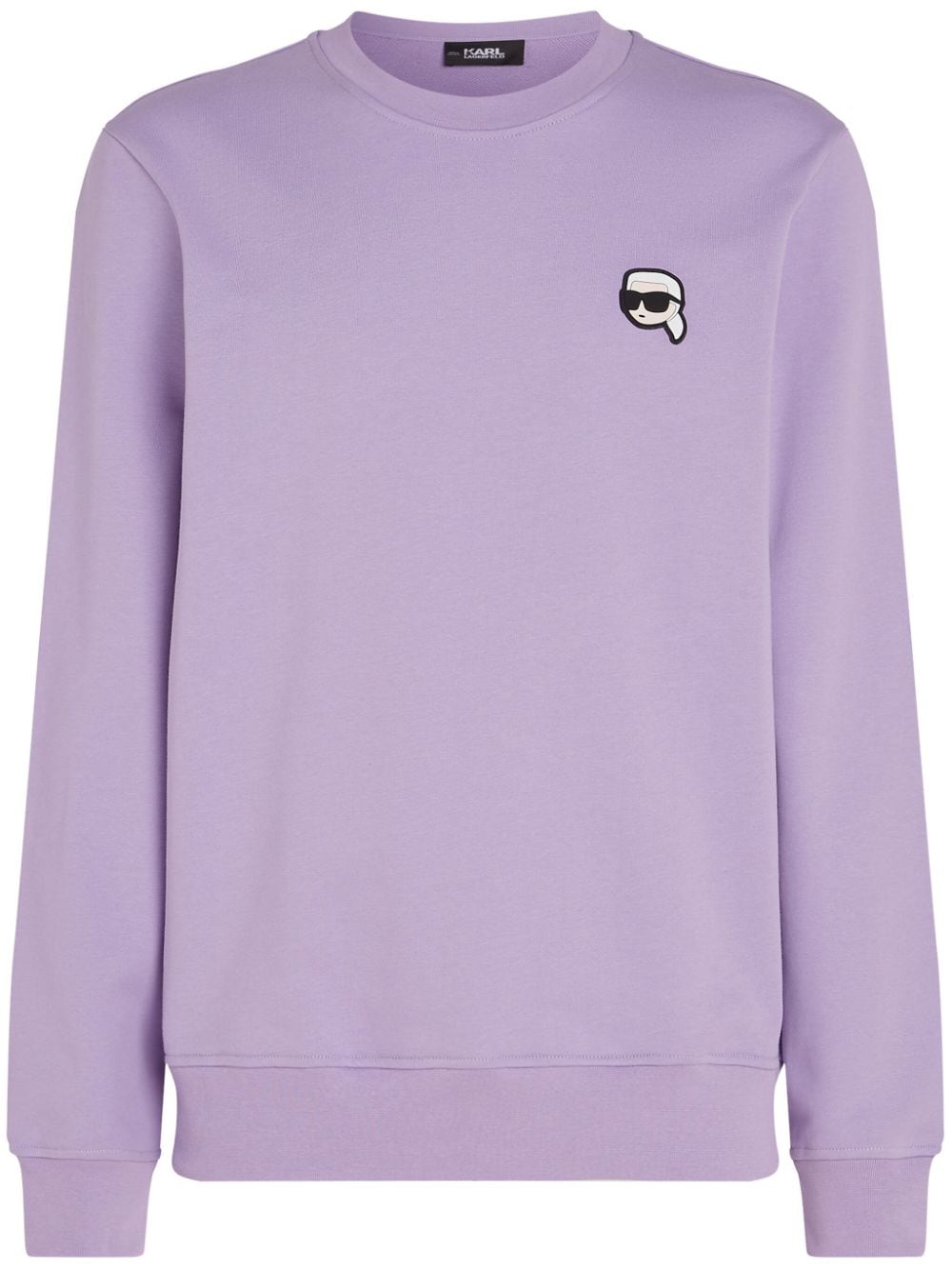 Karl Lagerfeld Ikonik Sweatshirt aus Bio-Baumwolle - Violett von Karl Lagerfeld