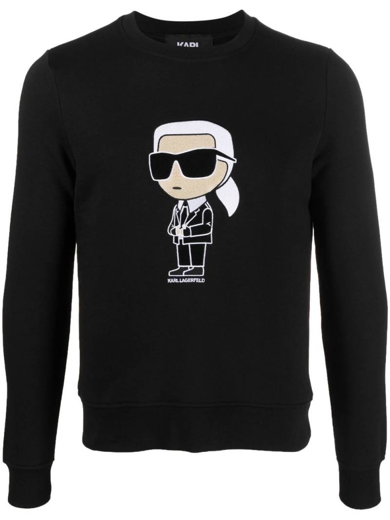 Karl Lagerfeld Ikonik 2.0 Sweatshirt - Schwarz von Karl Lagerfeld