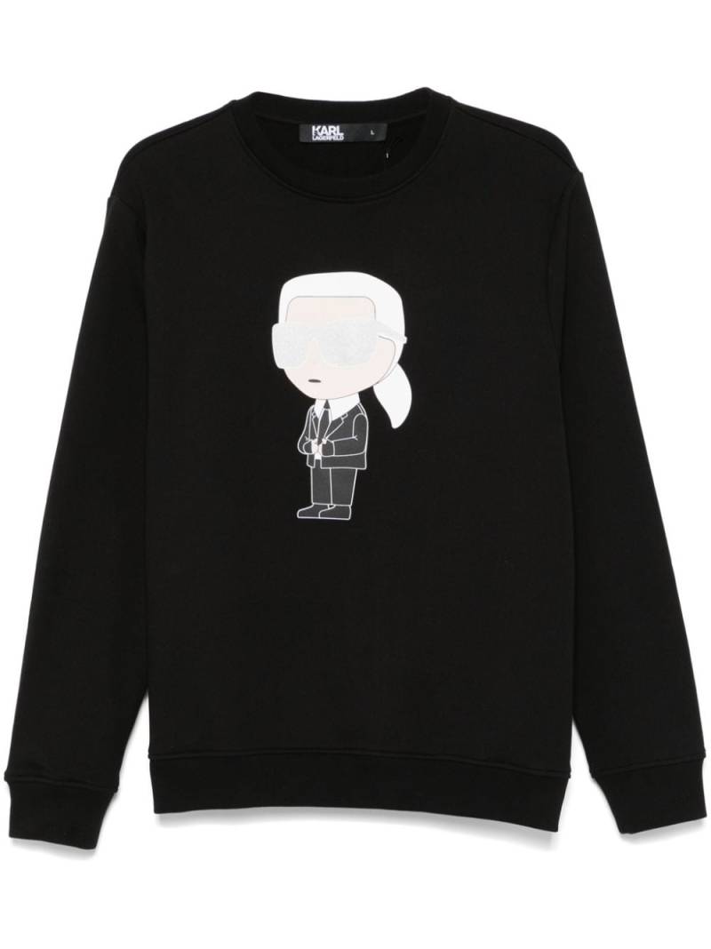 Karl Lagerfeld Ikonik Karl Sweatshirt - Schwarz von Karl Lagerfeld