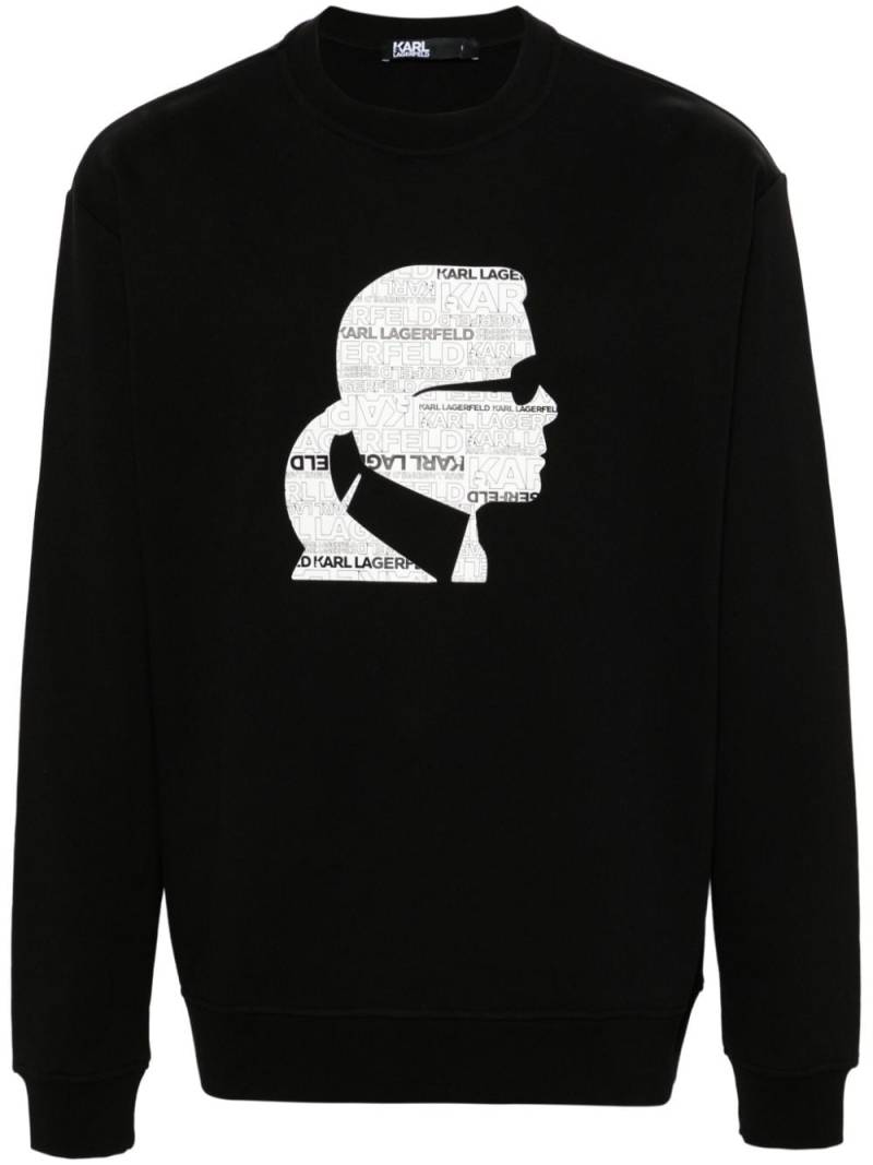 Karl Lagerfeld Ikonik Karl Sweatshirt - Schwarz von Karl Lagerfeld