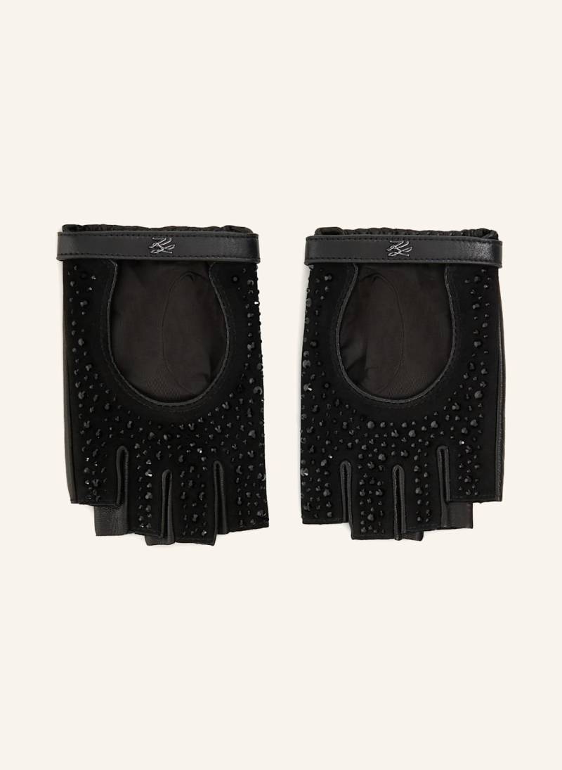 Karl Lagerfeld K/Autograph Handschuhe schwarz von Karl Lagerfeld