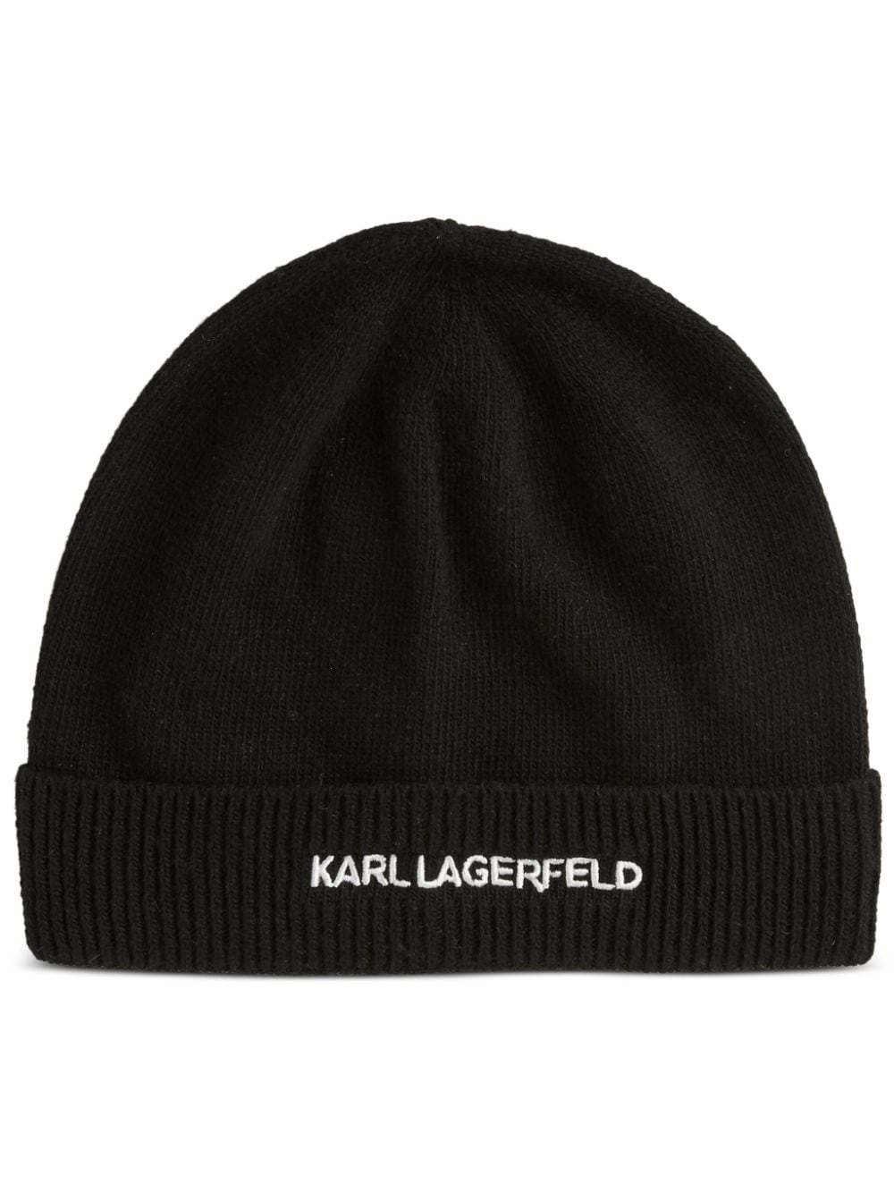 Karl Lagerfeld K/Essential Beanie - Schwarz von Karl Lagerfeld