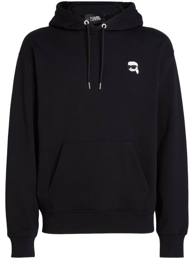 Karl Lagerfeld Hoodie mit K/Ikonik-Patch - Schwarz von Karl Lagerfeld