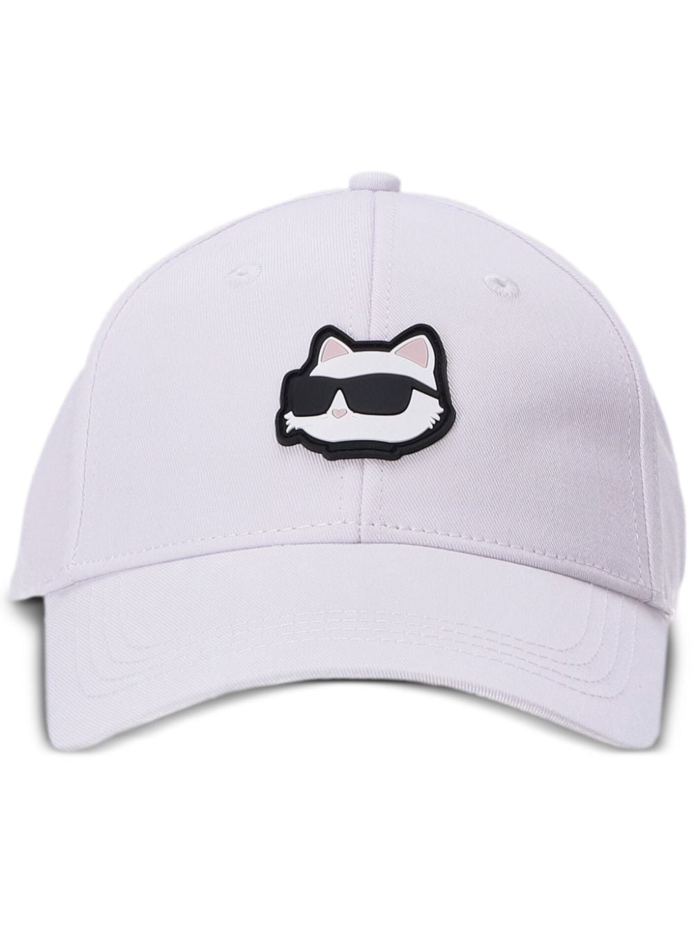 Karl Lagerfeld K/Ikonik 2.0 Choupette Baseballkappe - Weiß von Karl Lagerfeld