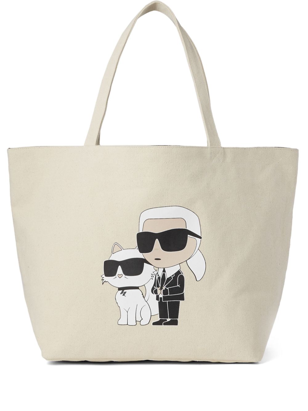 Karl Lagerfeld Ikonik Karl & Choupette Shopper - Nude von Karl Lagerfeld