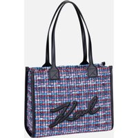 Karl Lagerfeld - K/Square SP MD Tote Boucle Blue/Red multi - Umhängetasche  , 10.8 l von Karl Lagerfeld