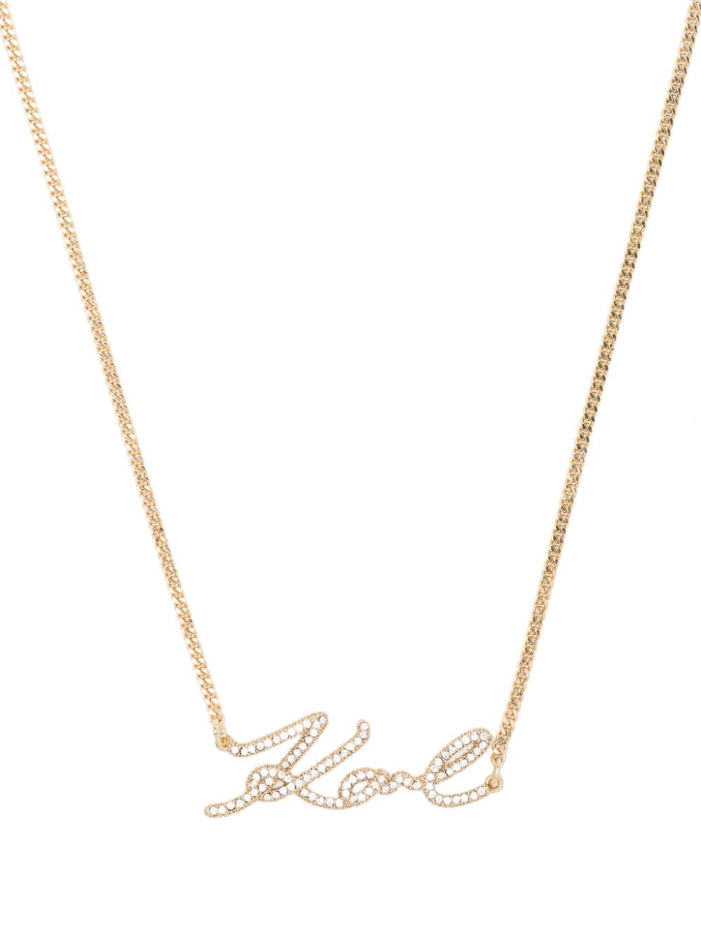 Karl Lagerfeld K Signature Halskette - Gold von Karl Lagerfeld