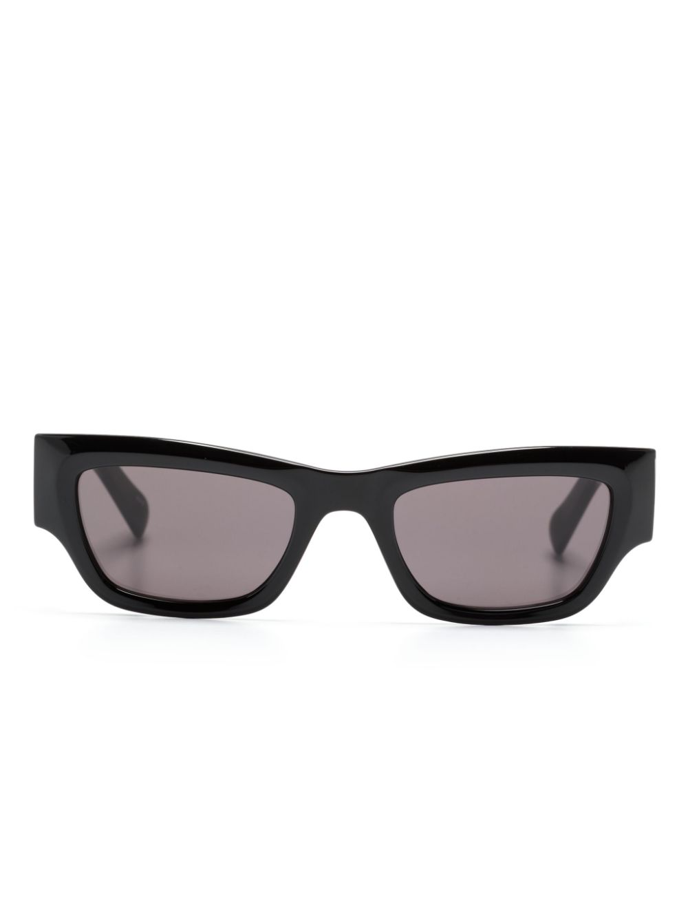 Karl Lagerfeld KL Monogram Sonnenbrille mit eckigem Gestell - Schwarz von Karl Lagerfeld