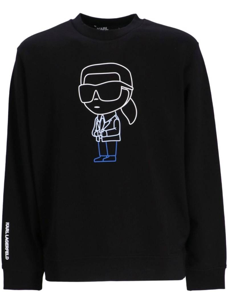 Karl Lagerfeld Sweatshirt mit Karl Ikonik-Print - Schwarz von Karl Lagerfeld