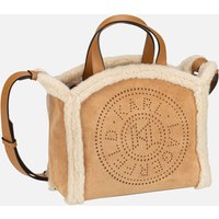 Karl Lagerfeld - K/ circle SM Tote Shearling Caramel - Crossbody Bag  , 8.3 l von Karl Lagerfeld