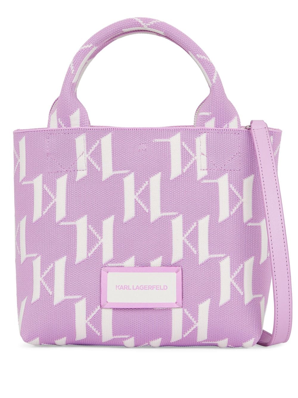 Karl Lagerfeld Kleiner K/Monogram Shopper - Rosa von Karl Lagerfeld