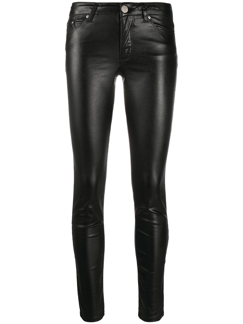 Karl Lagerfeld Metallic-Jeans - Schwarz von Karl Lagerfeld