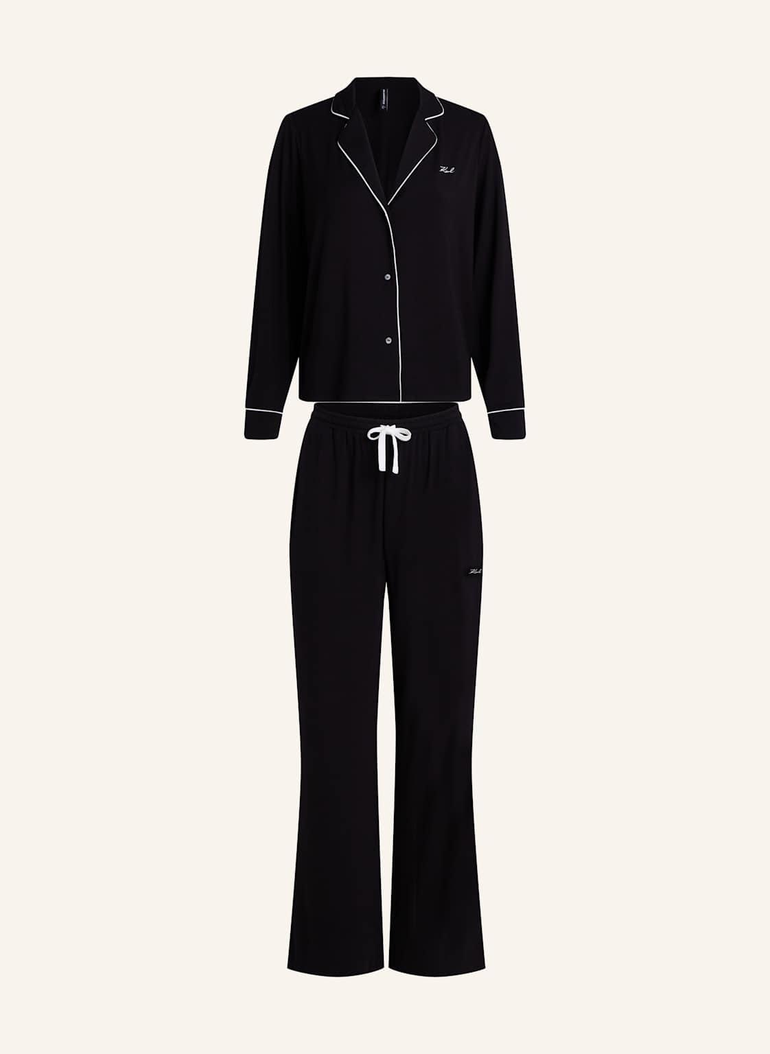 Karl Lagerfeld Nachtwäsche schwarz von Karl Lagerfeld