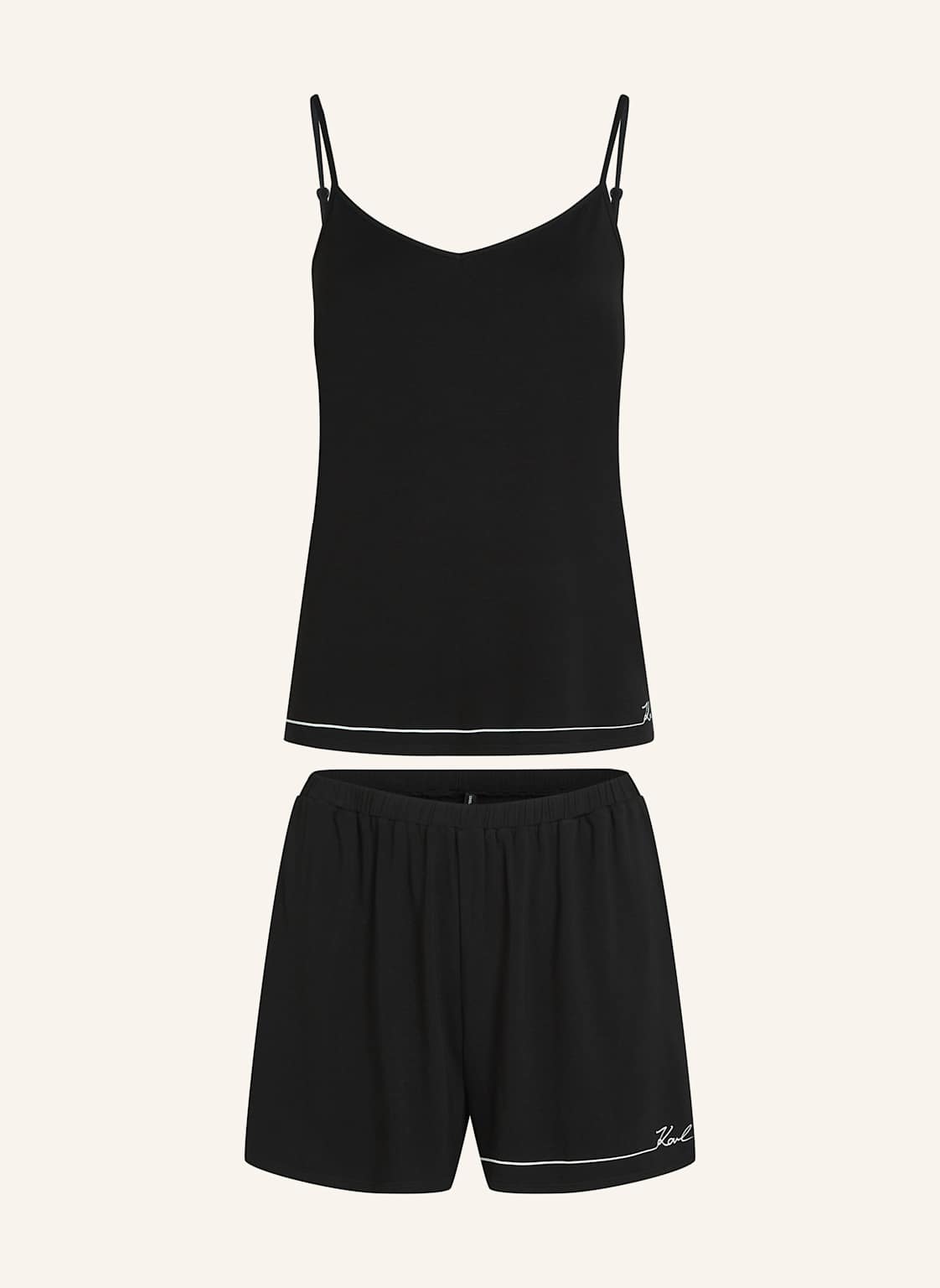 Karl Lagerfeld Nachtwäsche schwarz von Karl Lagerfeld