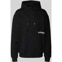Karl Lagerfeld Oversized Hoodie mit Label-Print in Black, Größe M Karl Lagerfeld Oversized Hoodie mit Label-Print in Black, Größe M von Karl Lagerfeld