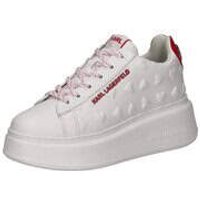 Karl Lagerfeld Plateau Sneaker Damen weiß|weiß von Karl Lagerfeld