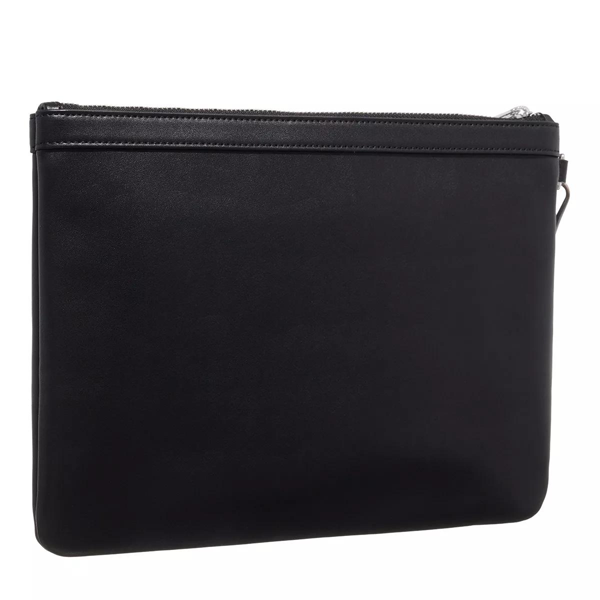 Karl Lagerfeld Pochettes - Hotel Karl Sm Pouch Tech Leath - Gr. unisize - in Schwarz - für Damen von Karl Lagerfeld