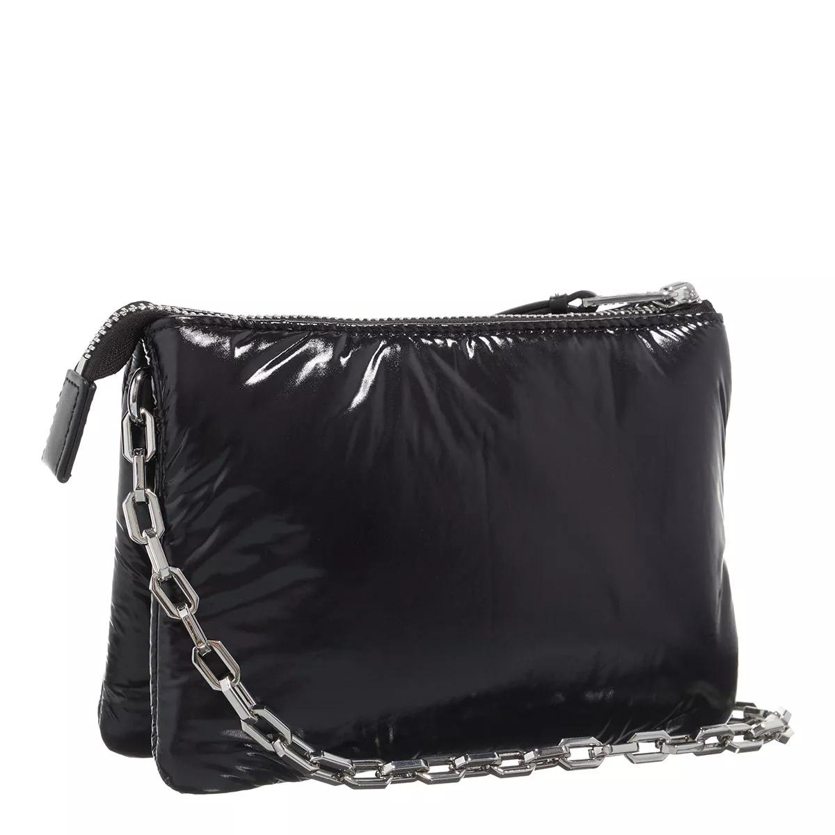 Karl Lagerfeld Pochettes - K/Signature Soft Double Poc - Gr. unisize - in Schwarz - für Damen von Karl Lagerfeld