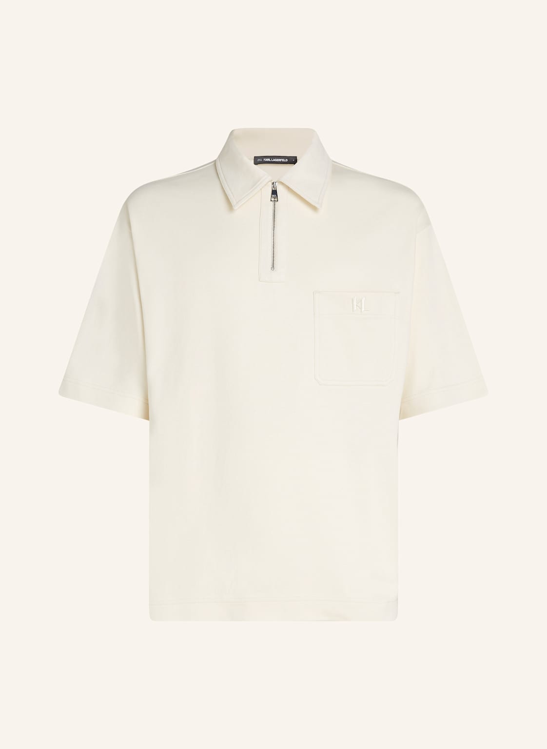 Karl Lagerfeld Poloshirt beige Karl Lagerfeld Poloshirt beige von Karl Lagerfeld