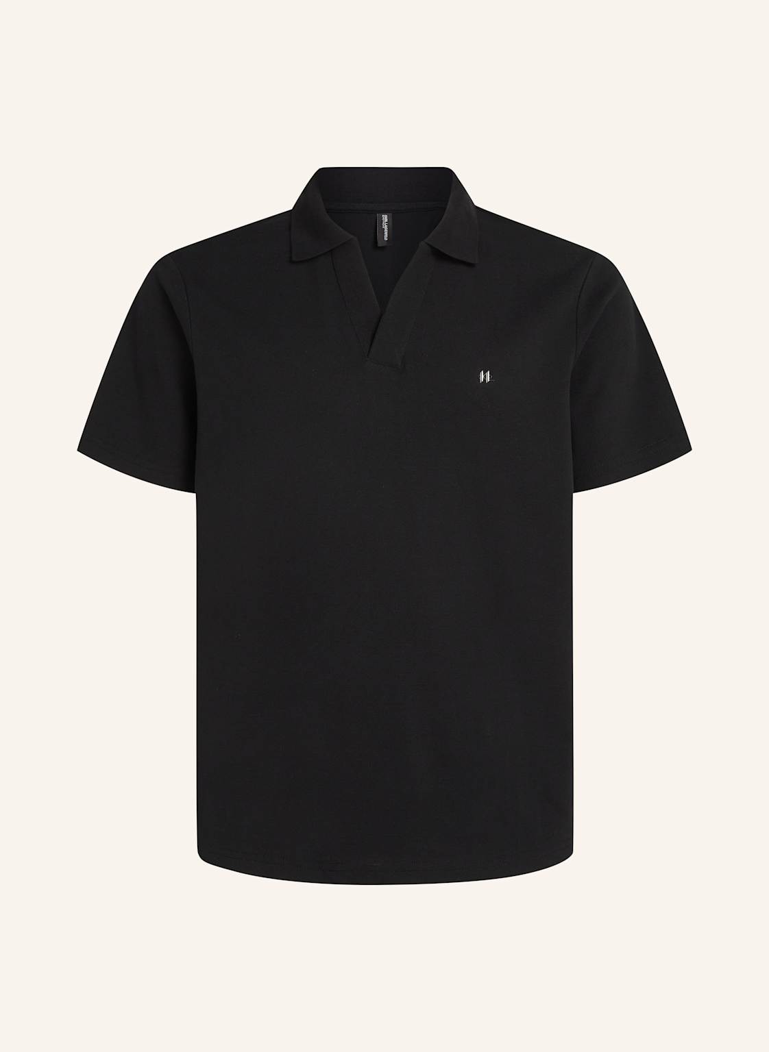Karl Lagerfeld Poloshirt schwarz von Karl Lagerfeld