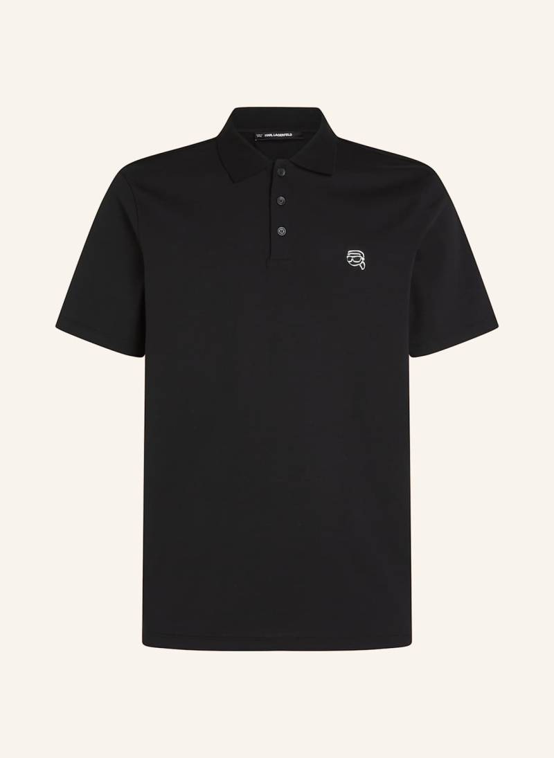 Karl Lagerfeld Poloshirt schwarz von Karl Lagerfeld